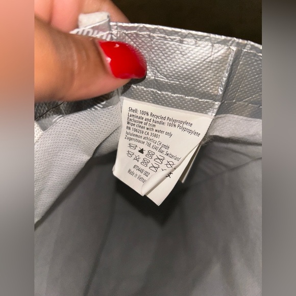 lululemon athletica Metallic Silver Tote - Picture 7 of 7